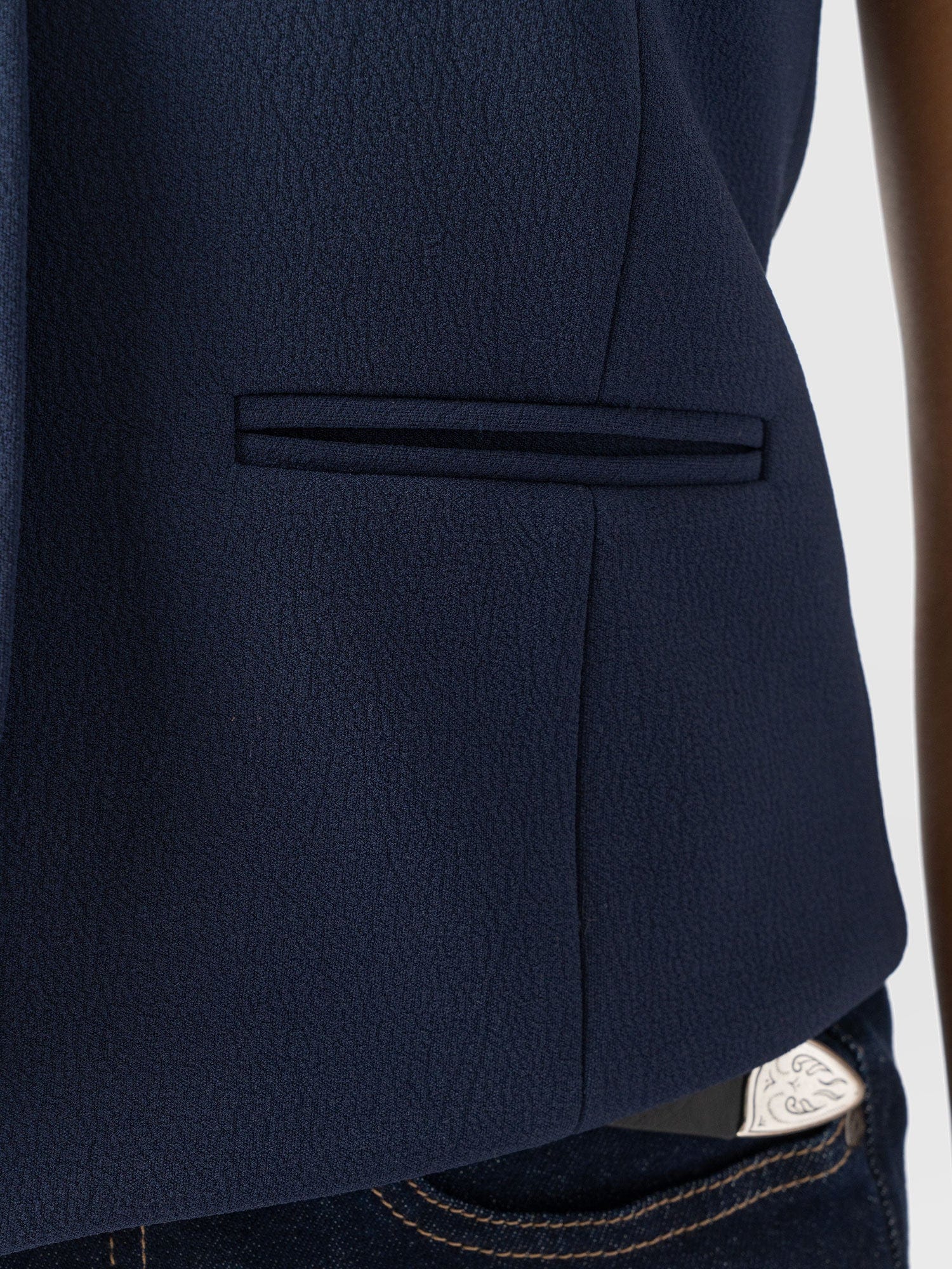 Astrid Waistcoat - Navy - Women's Jackets | Saint + Sofia? EU
